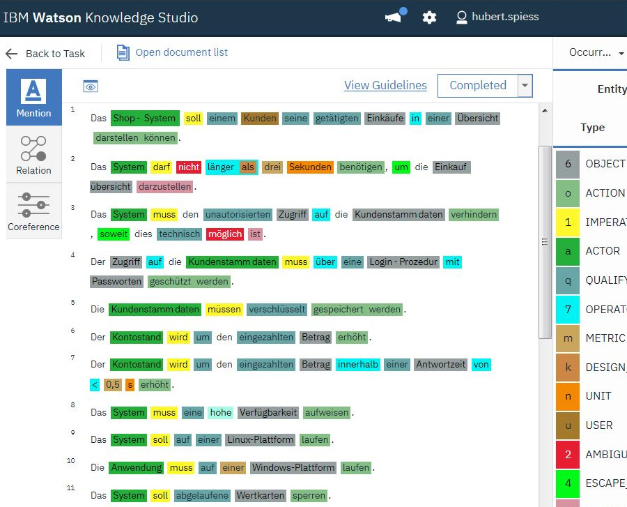 RE und NLU &ndash; Entitäten